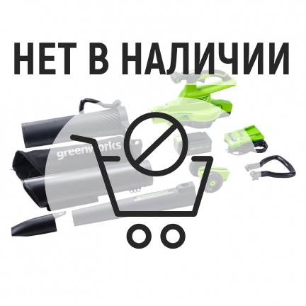 Аккумуляторная воздуходувка Greenworks GD40BVIIK4