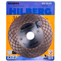 Диск алмазный по керамограниту Hilberg Master Сeramic 125x22.2мм (HM522)