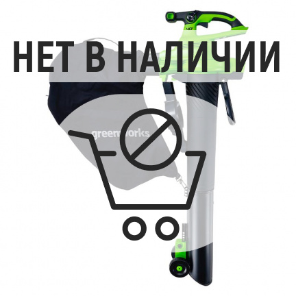 Аккумуляторная воздуходувка Greenworks GD40BVIIK4