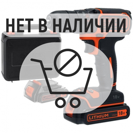 Аккумуляторная дрель-шуруповерт Black&Decker BDCDC18B