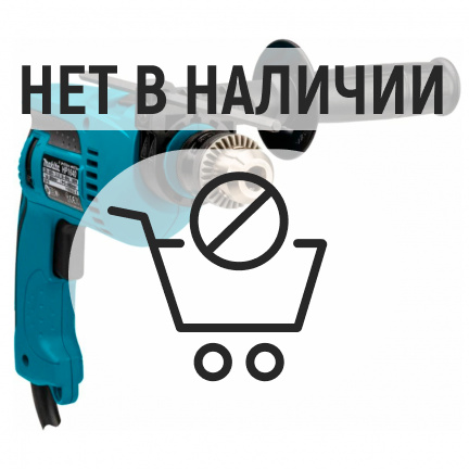 Сетевая дрель Makita HP1640X4 ударная + набор сверл Makita D-46202