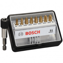 Набор бит Bosch 25мм TIN Robust Line + держатель 8шт (574)