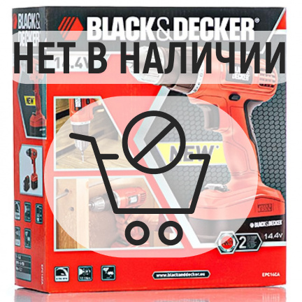 Аккумуляторная дрель-шуруповерт Black&Decker EPC 14 CA