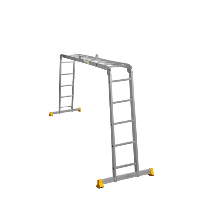 Лестница-трансформер алюминиевая Алюмет 2x4+2x5 ступеней (445)