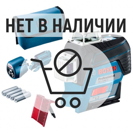 Лазерный уровень Bosch GLL 3-80C + BM1 + LR7 + L-boxx