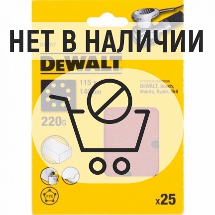 Шлифлист DeWalt DT3017 115x140мм 220G 25шт