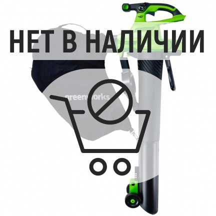 Аккумуляторная воздуходувка Greenworks GD40BVII 40v (без акк, без з/у)