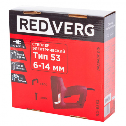 Степлер REDVERG RD-ES53
