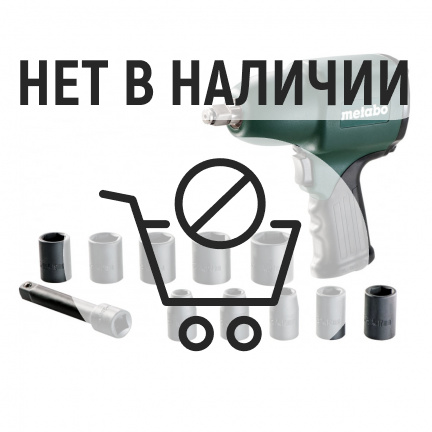 Гайковерт пневматический Metabo DSSW 360 Set 1/2" ударный+ набор головок