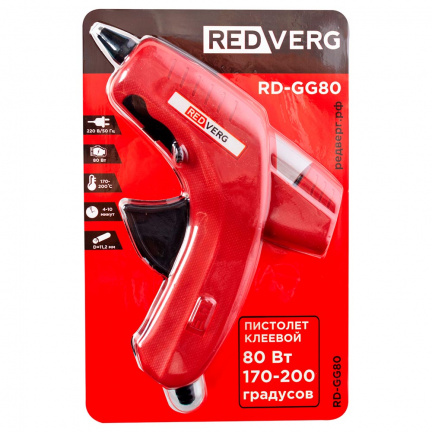 Пистолет клеевой REDVERG RD-GG80