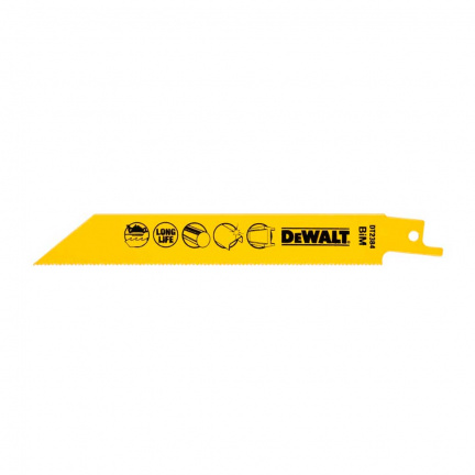 Полотно для сабельной пилы по металлу DeWalt DT2384 S922EF 152мм 5шт